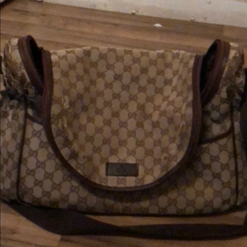 Gucci diaper bag
